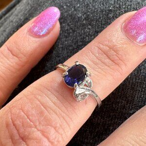 Sterling Iolite Ring